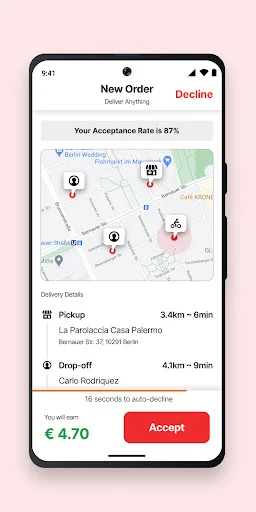Download efood rider app Versi Terbaru – Aplikasi Kurir Handal - Screenshot 1