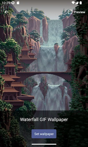 Download Waterfall GIF Wallpaper Terbaru – Animasi 3D Gratis - Screenshot 5