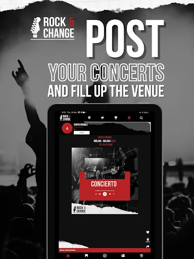 Download Rock&Change Terbaru – Hubungkan Bakat Musik Lokal Anda - Screenshot 10