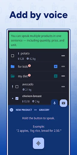 Enchlist: Daftar Belanja Praktis – Atur Budget & Stok Barang - Screenshot 3