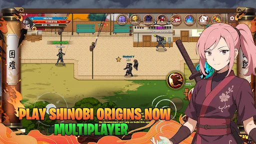 Download Shinobi Origins Terbaru – Game Pertempuran Ninja PvP - Screenshot 1