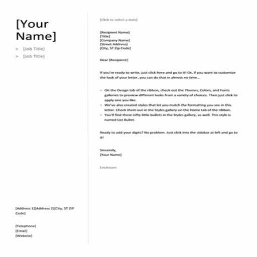Unduh Business Letter Templates – Template Surat Bisnis Gratis - Screenshot 10