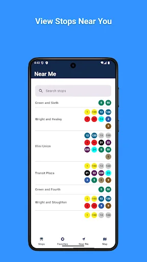 Download UIUC Bus Terbaru – Informasi Rute CUMTD Real-Time - Screenshot 4