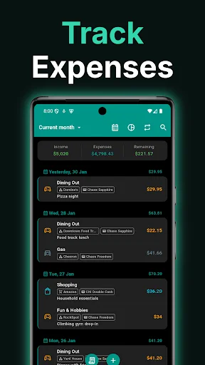 Download Budgetum: Budget Planner Terbaru – Kelola Keuangan Offline - Screenshot 2