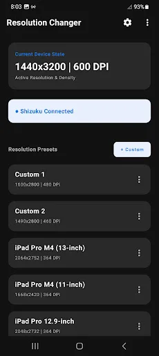 Download Resolution Changer – Pad View Terbaru – Ubah DPI Aman - Screenshot 1
