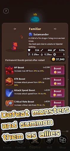 Download Summoner Slime – Strategy RPG Terbaru – Evolusi Monster - Screenshot 2