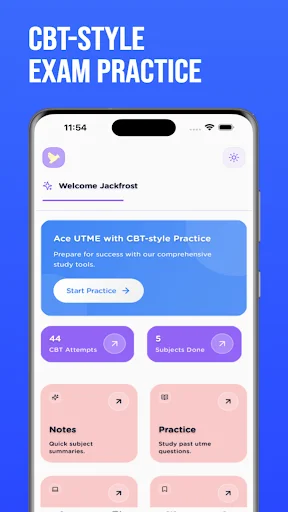 Download JAMB CBT Practice Offline 2026 – Latihan Soal Gratis - Screenshot 2