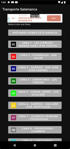 Download Transporte Bus Salamanca Terbaru – Navigasi Bus Mudah - Screenshot 5