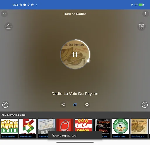 Download Burkina Radios + Recorder Terbaru – Rekam Radio Gratis - Screenshot 22