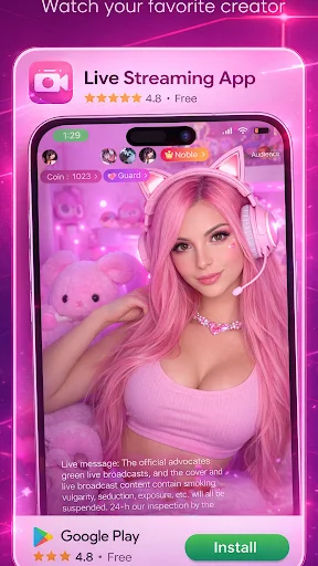 Download ATchat Terbaru – Video Chat & Live Room Gratis - Screenshot 1