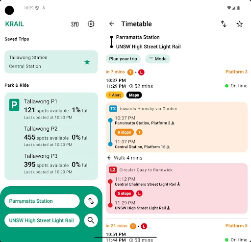 Download KRAIL Sydney Terbaru – Transportasi Umum Mudah - Screenshot 9