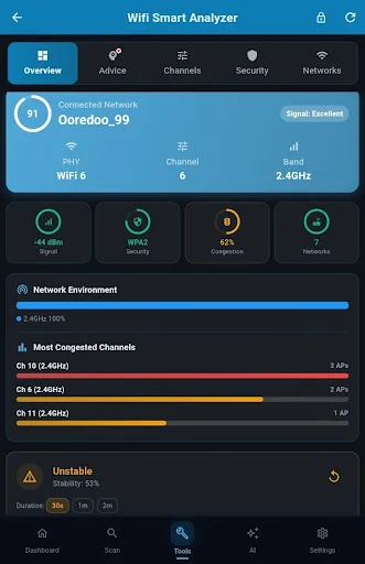 Download WiFiSet Terbaru – Analisis Jaringan WiFi & Alat Pro - Screenshot 10