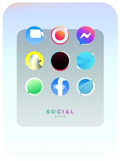 Download Simplified Gradient Icon Pack – Ikon Estetik Terbaru - Screenshot 3