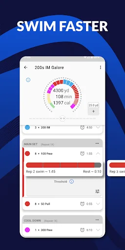 Download MySwimPro Versi Terbaru – Latihan Renang Terpersonalisasi - Screenshot 2