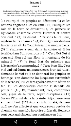 Download Le livre des Tehilim Terbaru – Kitab Mazmur Lengkap - Screenshot 3