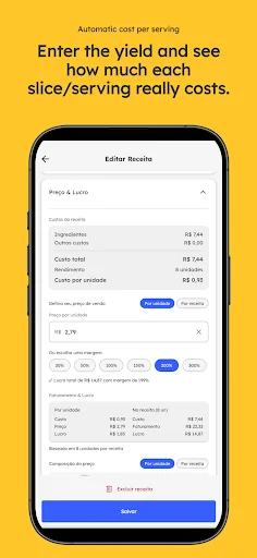Download Recipe Cost & Pricing Terbaru – Hitung Keuntungan Bisnis - Screenshot 3