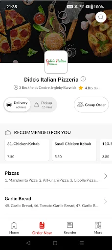 Download Didos Italian Pizzeria Terbaru – Pesan Pizza Online - Screenshot 2