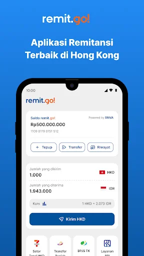 Download remit.go! Terbaru – Kirim Uang Cepat & Aman - Screenshot 1