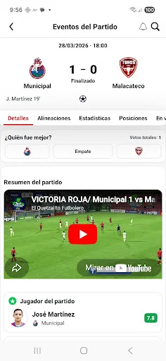 Download Fútbol Chapín Terbaru – Jadwal Pertandingan & Notifikasi - Screenshot 2