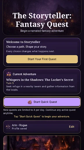Download The Storyteller: Fantasy Quest – Petualangan RPG Seru - Screenshot 5