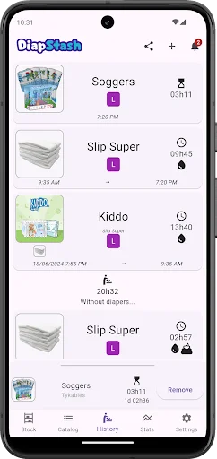 Download DiapStash Terbaru – Pantau Stok Popok Anda dengan Mudah - Screenshot 5
