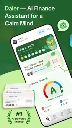 Download Daler: AI Finance Assistant Terbaru – Kelola Keuangan - Screenshot 1