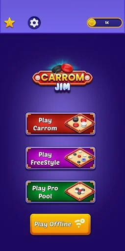 Download Latest Carrom Board Game – Main Carrom Seru Gratis - Screenshot 2
