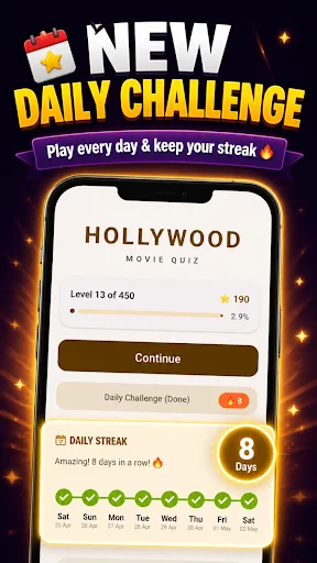 Download Hollywood – Movie Quiz Game Terbaru – Tebak Film Gratis - Screenshot 3