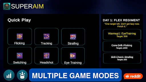 Download FPS Aim Trainer: SuperAim Terbaru – Latih Skill Tembak - Screenshot 4