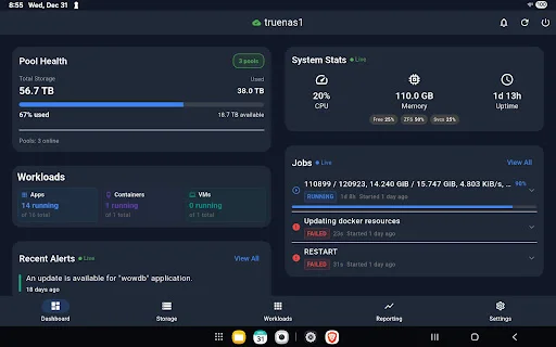 Download NASDeck – Kelola Server TrueNAS di HP Anda Sekarang - Screenshot 9