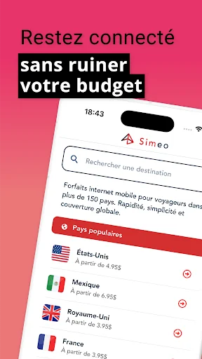 Download Simeo eSIM – Internet Murah & Mudah untuk Travel - Screenshot 1