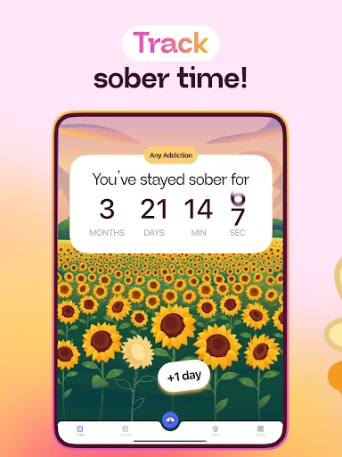 Download Sober Day Counter – Sunflower Terbaru – Berhenti Kecanduan - Screenshot 7