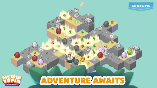 Download Meowtopia: Zodiac Cat Merge Terbaru – Koleksi Kucing Lucu - Screenshot 8