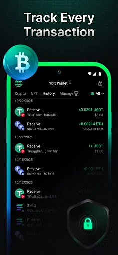 Download Ybit: Dompet Crypto & Bitcoin Teraman – Web3 & NFT - Screenshot 6