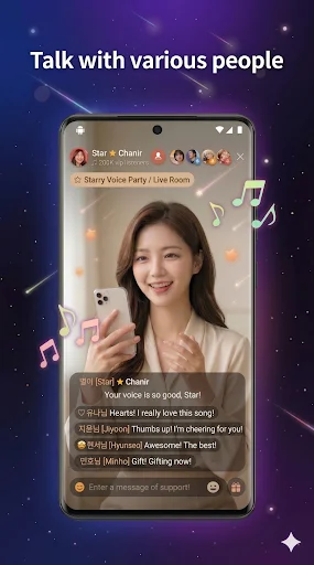 Download Hopy Terbaru – Live Chat, Video & Voice Gratis - Screenshot 1