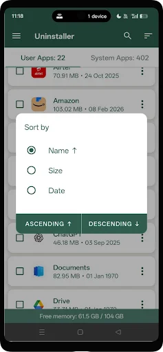 Download Uninstall Apps – App Remover Terbaru – Hapus Aplikasi Cepat - Screenshot 5