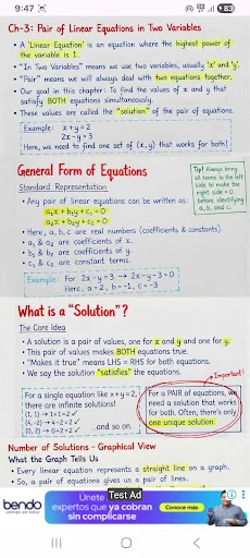 Download Class 10th Math Revision Notes – Persiapan Ujian Gratis - Screenshot 2