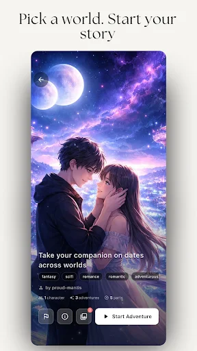 Download Wyndra: Interactive Stories Terbaru – AI Roleplay Gratis - Screenshot 6