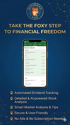 Download Dividend-Fox: Stock Tracker Terbaru – Kelola Dividen Gratis - Screenshot 6