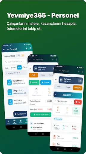 Download Yevmiye 365 – Kelola Gaji & Absensi Karyawan Gratis - Screenshot 3