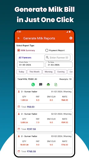 Download Milk Collection App Terbaru – Kelola Susu & Peternak - Screenshot 4