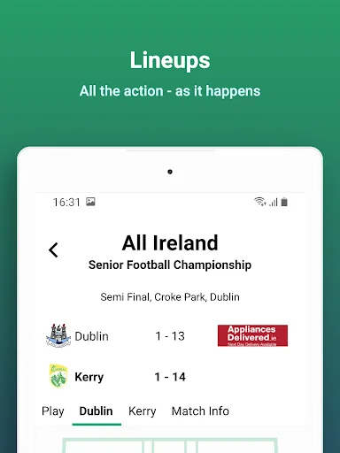 Download Score Beo Terbaru – Jadwal & Hasil GAA Langsung - Screenshot 7