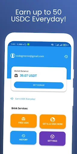 Download Brink: Win & Earn USDC Terbaru – Aplikasi Cuan Kripto - Screenshot 1