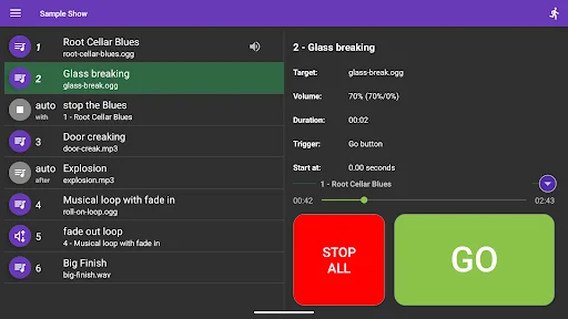 Download Audio Cues – Aplikasi Kontrol Audio Live Terbaik - Screenshot 12