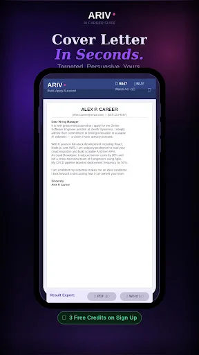 Download ARIV AI Resume Builder Terbaru – Buat CV ATS Friendly - Screenshot 2