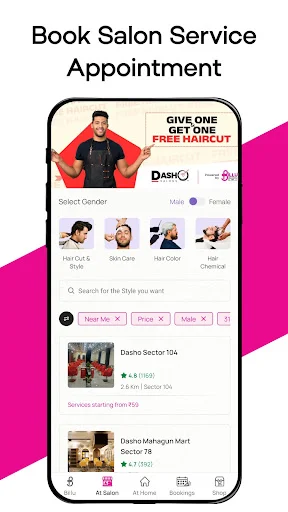 Download Billu Customer Terbaru – Booking Salon & Spa Praktis - Screenshot 4