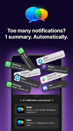 Download AI Notifications Terbaru – Ringkas Chat Anda Otomatis - Screenshot 1