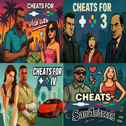 Download Cheats for All GTA Terbaru – Kode Cheat Lengkap Gratis - Screenshot 8