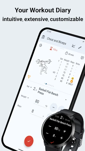 Download Workout Tracker & Gym Plan Log – Fitness Terbaik - Screenshot 1