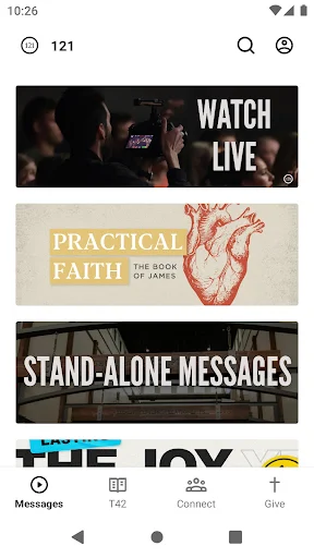 Unduh Aplikasi 121 Community Church Terbaru – Akses Pesan Gratis - Screenshot 1